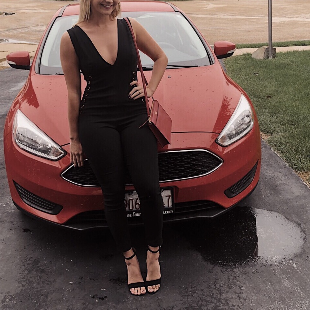 Sexy Black Romper suit